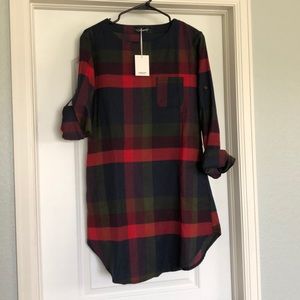 Multicolored Plaid Dress by CUPSHE
